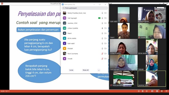 Diinisiasi RAPP, Puluhan Guru dan Kepsek Ikuti Pelatihan Daring